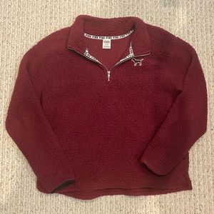 Pink Sherpa sweater size large